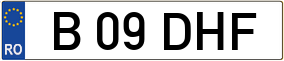 Truck License Plate